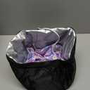 Heat Cap for Deep Conditioning, Ingeware Thermal Cap for Hair Steamer Cap for Natural Hair Portable Electric Heat Hair Spa Cap for Home Use Pattern (Solid Black)