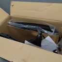 BestOffice | Ergonomic Office Chair | Mid-Back Swivel Desk Chair | Breathable Backrest & Lumbar Support | Adjustable Height | Sponge Seat | Rolling Wheels | Black | for Adults & Women