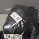 OPCAKM Women's Winter Wool Blend Pea Coat Double Breasted Notch Lapel Long Trench Coat (Black)