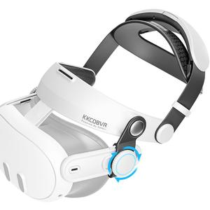 KKCOBVR Q3 Halo Strap Compatible with Meta Quest 3/Quest 3S Enhanced Comfort, Replacement Elite Head Strap for Oculus 3 by Adjusting The Side Knobs