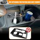 Center Console Cup Holder Compatible with 2020-2025 Ford Escape/2021-2025 Bronco Sport Insert Drink Holder Cupholder Coast for Bronco Sport&Escape Accessories(for Escape/broncosport 20-25)