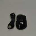 TECKNET Wireless Mouse Rechargeable, 2.4G USB-A Silent Mouse, Quiet Click, 6 Adjustable 4800 DPI, Cordless Computer Mice, Ergonomic Mice for Laptop, 6 Buttons for Chromebook, Ergo Grip - Black