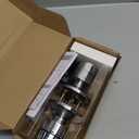 Keyless Electronic Entry Door Knob, Keypad Smart Door Knob, Interior Door Handle with Lock, Automatic Locking, Battery Backup, Backlight, Easy Installation, Great for Home, Hotel and Office (YL-99-sliver)