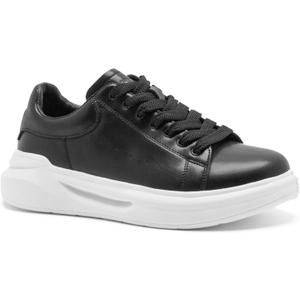 OrthoComfoot Men's Arch Support Dress Oxfords (11.5, W1-black)