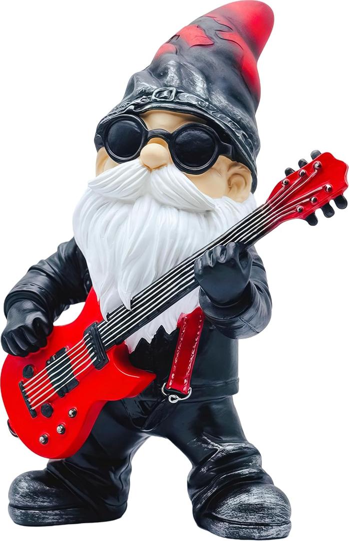 Funny Garden Gnomes Statues Yard Decorations Outdoor Garden Decor, 8 Hippie Gnomes Garden Statues, Patio, Lawn Ornament, Gardening Gifts for Women for Housewarming