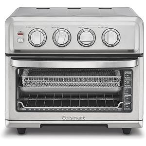 Cuisinart Air Fryer Toaster Oven with Grill, 1800W 8-1 Air Fryer Oven with Bake, Convection Bake, Grill, Broil and Warm Options, Large Capacity, 60-Minute Timer, TOA-70NAS, Stainless Steel