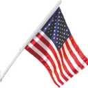 Annin Flagmakers U.S. Car Window Flag USA-Made, 11 x 18 Inches (Model 71808)