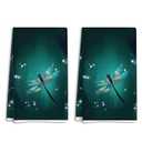 2 Pcs Butterfly Dragonfly Kitchen Towels, Absorbent Decorative Waffle Weave Bath Towel Kitchen Dish Guest Towels, Gift for Women Friend Coworker Sister Christmas Birthday Friendship Housewarming