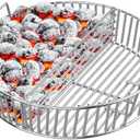 only fire Stainless Steel Charcoal Ash Basket Fits X-Large Big Green Egg Ceramic Grills, Charcoal Basket Big Green Egg Accessories
