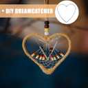 BESPORTBLE Heart Wire Wreath: 10Pcs Dream Catcher Hoops, Metal Rings Hoops for DIY Rings Dream Catcher Craft Making Wedding Wreath Supplies