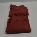 LILLUSORY Women's 2 Piece Lounge Sets Oversized Slouchy Matching Cozy Knit Sets (Medium, Brick Red)