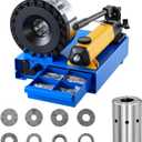 VEVOR High Pressure Hydraulic Hose Crimper, Manual Hose Crimping Tool with 8 Dies & 0.24"-1.1" Crimping Range, Suitable for Low & High-Pressure Oil Pipes, Gas/Water/Auto AC Hoses & Cable Joints