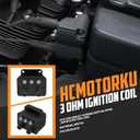Motorcycle 3Ohm Ignition Coil Single Fire12V Fit For Harley Touring Softail Dyna Chopper 1999-2018