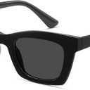 Trendy Polarized Sunglasses For Women Retro Womens Oversized Square Cat Eye Sun Glasses UV Protection 