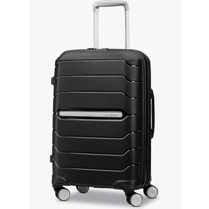 Samsonite Freeform Hardside Carry-On Luggage with Spinner Wheels - Hardshell Suitcase - TSA, Airline-Approved - Expandable Hard Shell, Smooth Rolling Wheels for Lightweight Travel – Black