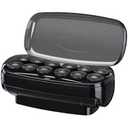 Conair Hot Rollers for Long, Medium & Short Hair, 12 Ceramic Flocked 1½-Inch and 1¾-Inch Heated Hair Rollers with Clips, Hot Curlers for Women, Volume & Curls,