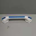 TAILI Shower Grab Bar Suction Grab Bars for Bathtubs and Showers, Heavy Duty Bath Handle Removable Bath Handrails for Seniors and Elderly, Bathroom Safety Grip No Drilling Waterproof,Blue (16.8")