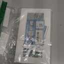 CML Matte White Decorator Screwless Wall Plate, 4-Gang Outlet Covers and Decor Light Switch Plates, Scratch and Impact Resistant, Polycarbonate, Standard Size 4.68 X 8.34 (1 Pack)