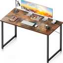 Coleshome 48 Inch Computer Desk, Modern Simple Style Desk for Home Office, Study Student Writing Desk, Vintage