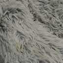 WESTERN HOME WH Calming Dog Bed & Cat Bed, Anti-Anxiety Donut Dog Cuddler Bed, Warming Cozy Soft Dog Round Bed, Fluffy Faux Fur Plush Dog Cat Cushion Bed for Small Medium Dogs and Cats (24.0"L x 24.0"W x 8.0"Th, Light Grey)