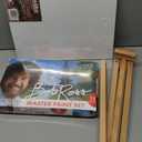 Bob Ross Master Artist Oil Paint 15 Piece Bundle Plus Wood Tabletop Travel Art Easel and Canvas Panels (3pk) - 12x16 (3 Items)