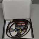 48 Inch Triple Row 360 LED Truck Tailgate Light Bar Strip, Red Running Brake Lights, White Reverse Light, Amber Sequential Turn Signal Light