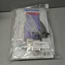 ANDANDA Kids Gardening Gloves, Nitrile Coated Children Yard Work Gloves with Grip, Suitable for Toddlers, Children, Girl, Boy (6XL(Age9-12), Purple)