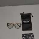 Gaoye Blue Light Blocking Glasses - Trending Round TR90 Frames, Metal Arms, UV400 Protection - Matching Soft Case