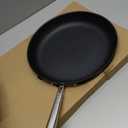 Misen Nonstick Frying Pan - Premium Skillet with PFOA-Free Coating - Ideal for Omelettes, Eggs, and Induction Cooking - Durable Aluminum Core, Warp-Resistant Design, and Oven-Safe to 450F - 12"