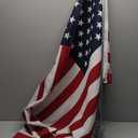 Valley Forge, American Flag Kit, Poly-Cotton, 3' x 5', 100% Made in USA, Grommeted Flag, 6' Steel Pole and Bracket