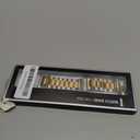 GOLDTOLUCK No Gap Stainless Steel Band Compatible with Samsung Galaxy Watch 8 Classic FE Pro Replacement Men Women Milanese Metal Elegant Casual Galaxy 8 40/44mm & 8 Classic 46mm, Gold/Silver