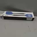 Coukre 2 Pack Silicone Spatula Set, High Heat Resistant, BPA Free Kitchen Spatula, Solid & Slotted Turner for Non-Stick Pans, Sauting, and Flipping (2, DarkBlueBlack)