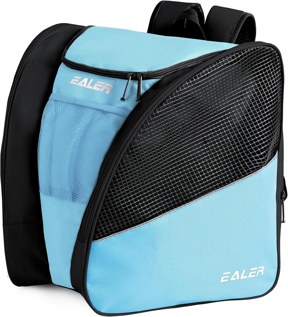 EALER SBH202 Ice Skate Bag Ice Skating Backpack, Roller Skates Ski Boot Bag, Ice & Inline Skate Bag - Large Capacity Waterproof Protective Gear