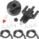 KIPA 3-Way Gas Fuel shut-off Petcock Valve Switch 7052154 for Polaris Xplorer 300 400 Scrambler 400 Magnum 500 Trail Boss 325