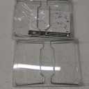 Acrylic Cabinet Organizer, Set of 2 Shelf Organizer, Spice Rack Organizer for Cabinet, Desk Countertop Organizer, Stackable Shelves for Pantry Kitchen Storage and Organization