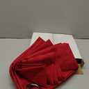 BONZER Waterproof Indoor/Outdoor Curtains for Patio Thick Privacy Grommet Curtains for Bedroom, Living Room, Porch, Pergola, Cabana, 1 Panel, 54W x 84L inch, Red