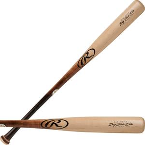 Rawlings | Adult Maple Wood Baseball Bat | Big Stick Elite | Multiple Colors/Styles (33", Natural / Flame Treat - 243 Profile)