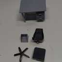 1:12 Scale Mini Office Desk Set Including Mini Computers Desks Computer Accessories Storage Racks Books Desk Lamps Glasses Headphones Mobile Game Controllers Etc Suitable For Displaying Ideal Gifts