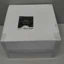 U-QE 60 Pcs White Plastic Plates for Party  Scalloped Plastic Plates Heavy Duty & Elegant  Include 30 10" Dinner & 30 7" Dessert Plate - Perfect for Party & Wedding