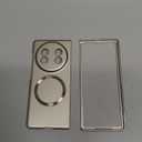 Compatible with Vivo X Fold 5 Case Cover,Compatible with Vivo X Fold5 V2436A Ultra-Thin Hard PC Shockproof Protective case with Built-in Magnetic Suction Gold