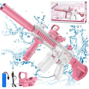 Dolanus Electric Water Gun for Kids Adults - Automatic Squirt Gun With up to 32 Ft Long Range, Summer Outdoor Beach Swimming Pool Party Super Soaker Toys, Gift for Kids Age 8 9 10 11 12 Years Old Boys
