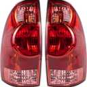 Boine Tail Light Compatible With 2005-2015 Toyota Tacoma Pickup Driver and Passenger Side Rear Brake Lamp Tail Light Bulb and Harness Included