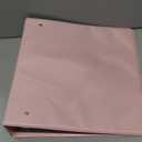 SUNEE 3 Ring Binder 3 Inch 1 Pack, Clear View Binder Three Ring PVC-Free (Fit 8.5x11 Inches) for School or Office Supplies, Pink