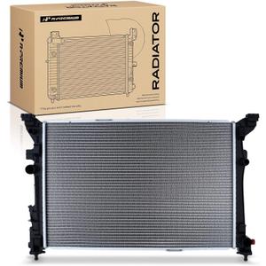 A-Premium Engine Coolant Radiator Assembly Compatible with Mercedes-Benz CLA250 2014-2020, CLA45 AMG 2014-2017, 2.0L