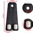 GYUY2 Pack Car Seat Headrest Hooks, Heavy Duty Back of Seat Organizer with Carbon Fiber Design - Universal Car Accessories for Hanging Grocery Bags, Handbags, Purses, Shopping Bags