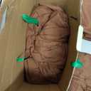 Shilucheng 4 Piece Queen Sheet Sets, Cooling Sheets, Blend Rayon Derived from Bamboo, Deep Pocket Up to 16", Breathable & Soft Bed Sheets, Hotel Silky Bedding Set, Brown