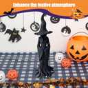 New Cracker Barrel Witch Statue, Resin Witch Figurine Outdoor Desktop Decorations (Witch Statue 11.8in)