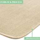 Hello Spring Decor Door Mat - Yellow Farmhouse Welcome Summer Mats Outdoor Colorful Flowers Doormat Non Slip Rubber Floral Decorative Front Door Mats Indoor Rug 17" x 30"