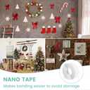 Double Sided Nano Tape Heavy Duty, Strong Sticky Extra Large (1.18in x 9.85Ft ) Removable Mounting Tape, Clear Multipurpose Wall Decor Adhesive Tape for Poster, Picture Hanging, Carpet, Photos Frames
