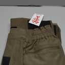 BASSDASH Walker-Lw Mens Waterproof Breathable Hunting Pants with Silent Outer Fabric for Fishing Turkey Upland (36W x 30L, Khaki Green)